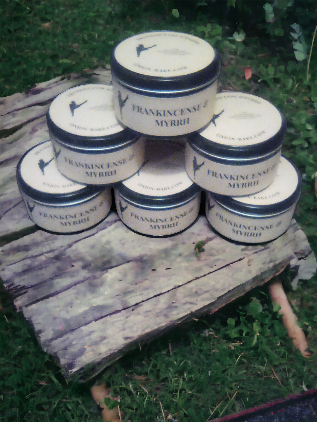 Frankincense & Myrrh Hand-Poured 100% Soy Wax Candles