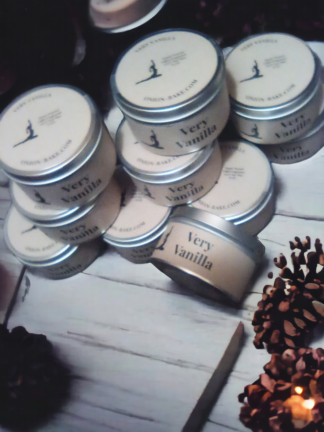 Very Vanilla Hand-Poured 100% Soy Wax Candles