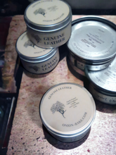 Load image into Gallery viewer, New!!!! Genuine Leather Hand-Poured 100% Soy Wax Candles
