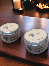 Load image into Gallery viewer, New!!!! Genuine Leather Hand-Poured 100% Soy Wax Candles
